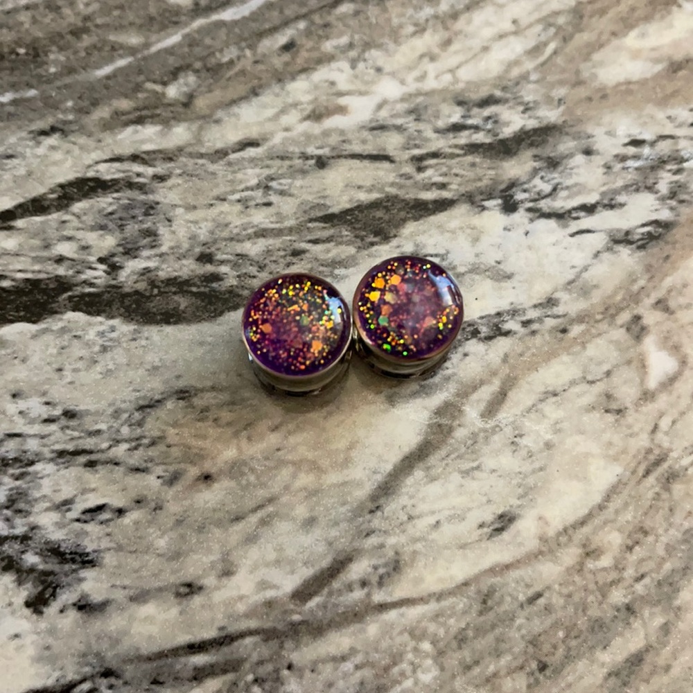 00 glitter plugs
